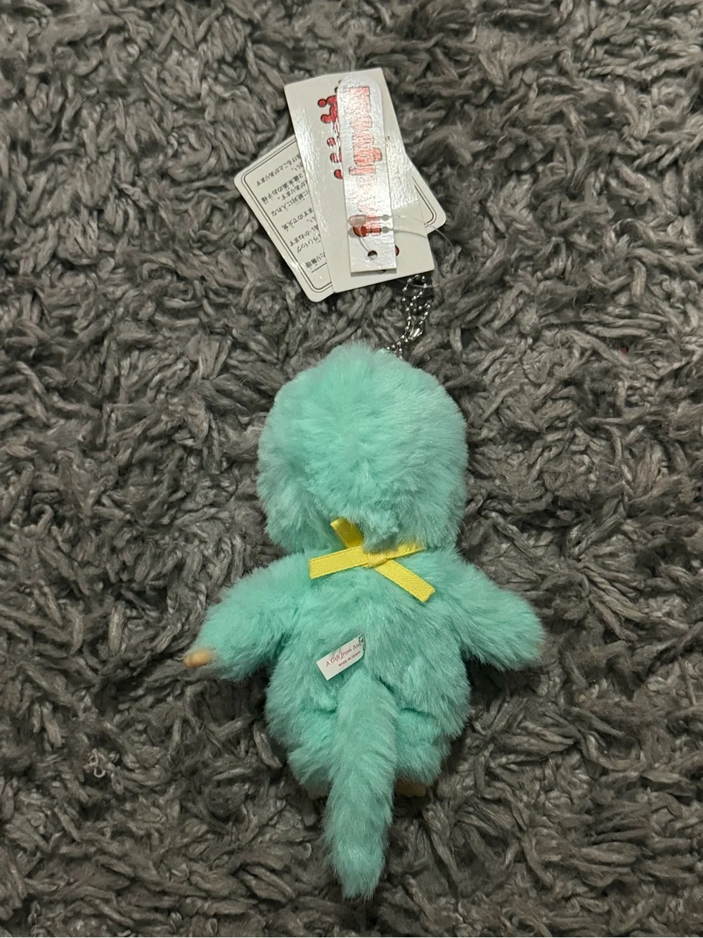 Monchhichi Colors Plush Keychain - Mint Green Monchhichi